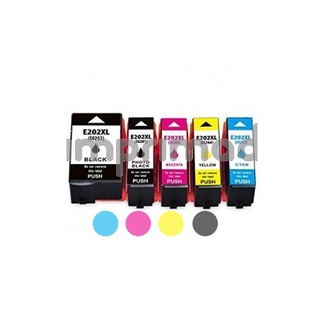 Cartuchos tinta compatibles Epson T02G1 / Epson T02E1