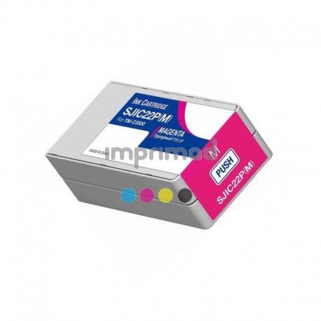 Cartuchos de tinta Epson SJIC22P Magenta / Tintas compatibles Epson