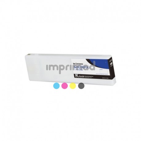 Tintas compatibles Epson SJIC26P Negro / Cartucho compatible Epson