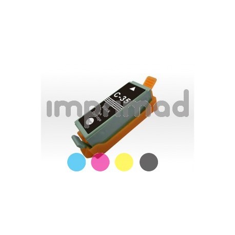 Tintas compatibles PGI 35 - Negro - 25 ML