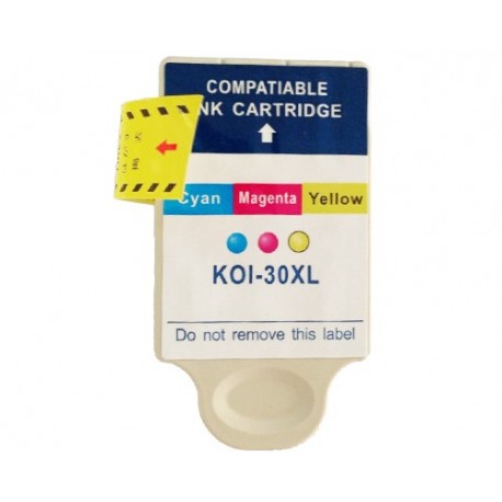Cartucho de tinta compatible Kodak - K 30XL - Color - 40 ML - ALTA CAPACIDAD
