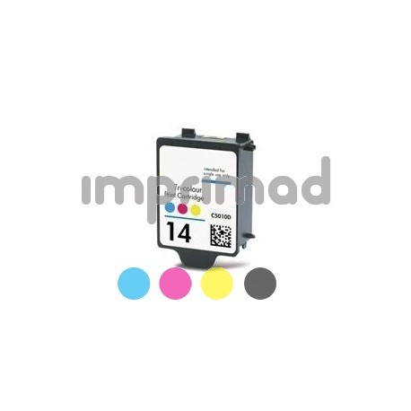Cartucho compatible de tinta HP 14 - Color