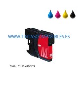 Tinta compatible BROTHER LC980 / LC1100 - Magenta - 12 ML