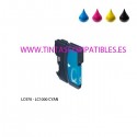 Tinta compatible BROTHER LC970 / LC1000 - Cyan - 26.6 ML