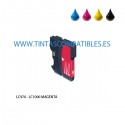 Tinta compatible BROTHER LC970 / LC1000 - Magenta - 26.6 ML