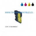 Tinta compatible BROTHER LC970 / LC1000 - Amarillo - 26.6 ML