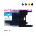 Tinta compatible BROTHER LC1240 / LC1220 - Cyan - 16.6 ML