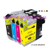 Tinta compatible BROTHER LC125XL - Magenta - 16 ML - ALTA CAPACIDAD