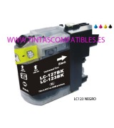 Tinta compatible BROTHER LC123BK / LC121BK - Negro - 20 ML