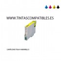 Cartucho compatible EPSON T0614 - C13T06144010 - Amarillo - 18 ML