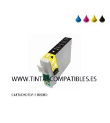 Tinta compatible EPSON T0711 / T0891 / C13T07114010 - Negro - 14 ML