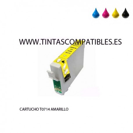 Tinta compatible EPSON T0714 / Distibuidor de tintas y toner