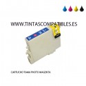Cartucho compatible EPSON T0486 - C13T04864010 - Photo magenta - 18 ML