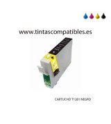 Tinta compatible EPSON T1281 - Negro 