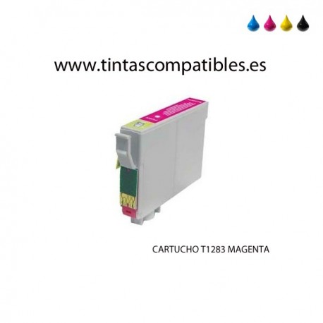 Tinta compatible EPSON T1283 - C13T12834010 - Magenta
