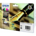 Multipak Cartuchos de tintas ORIGINAL EPSON T0615 - C13T06154010 Negro / Cyan / Magenta / Amarillo